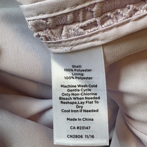 🌟HP🌟 Talbots Lavender Lace Dress - Picture 4 of 4